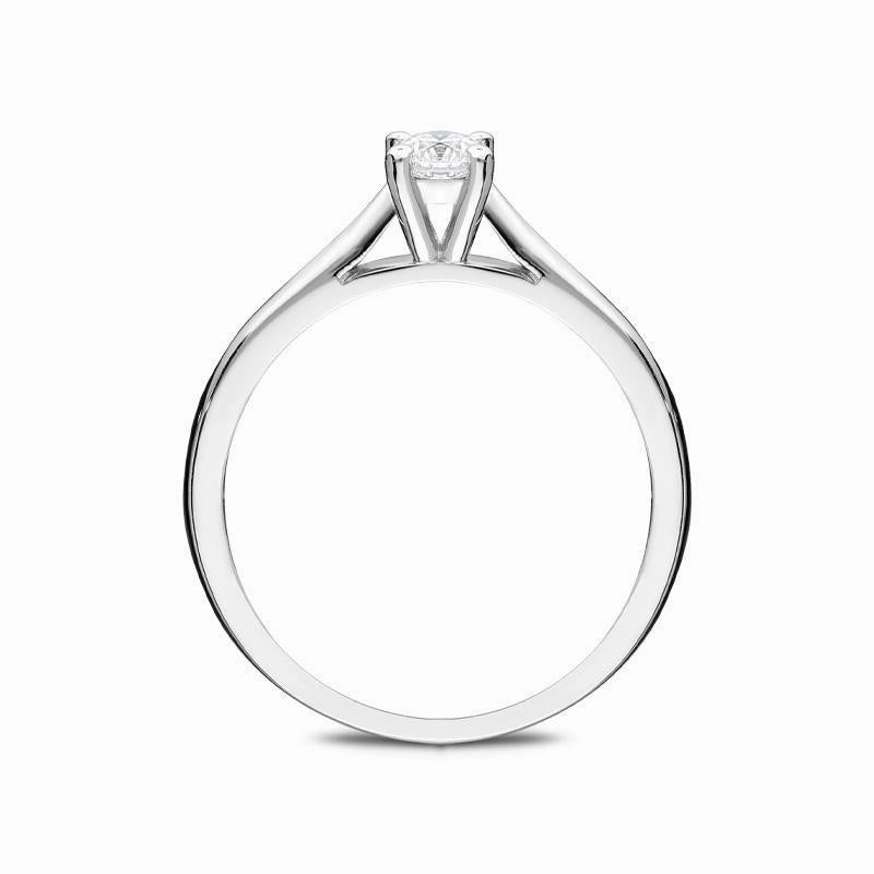 Platinum 0.20ct Diamond Solitaire Ring