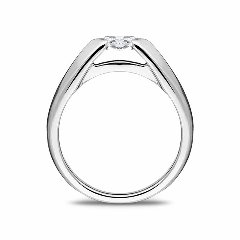 Platinum 0.24ct Diamond Marquise Solitaire Ring D