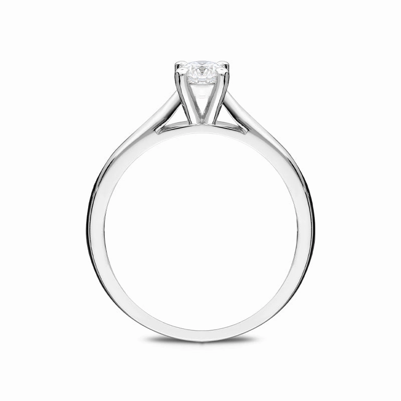 Platinum 0.25ct Diamond Brilliant Cut Solitaire Ring