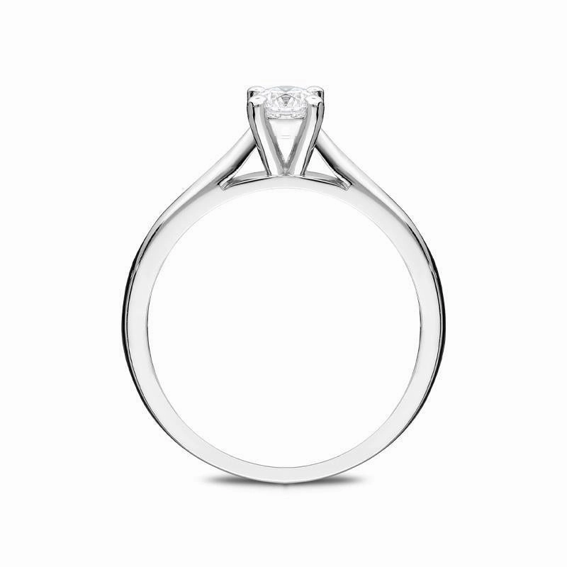 Platinum 0.25ct Diamond Brilliant Cut Solitaire Ring