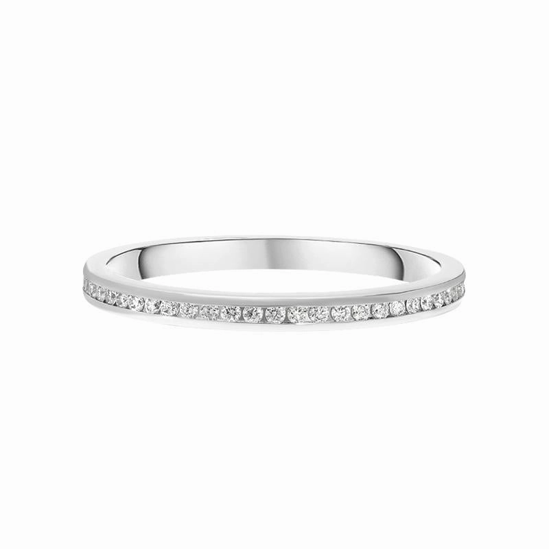 Platinum 0.27ct Diamond Wedding Eternity Ring