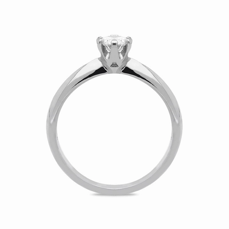 Platinum 0.31ct Diamond Brilliant Cut Solitaire Ring