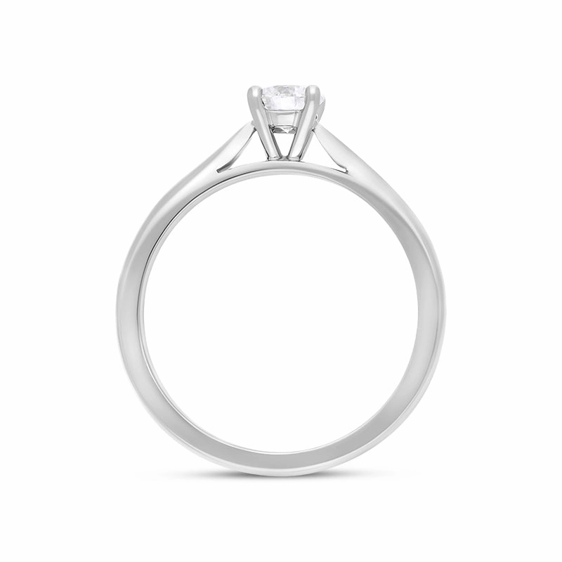 Platinum 0.40ct Diamond Solitaire Ring