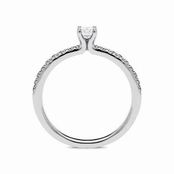 Platinum 0.44ct Diamond Brilliant Cut Ring