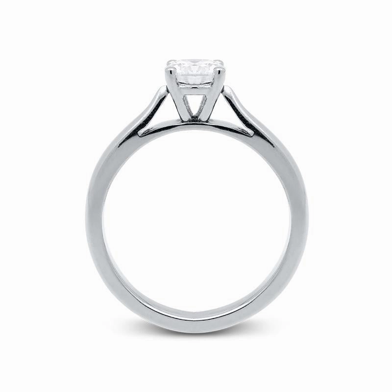 Platinum 0.60ct Diamond Brilliant Cut Solitaire Ring