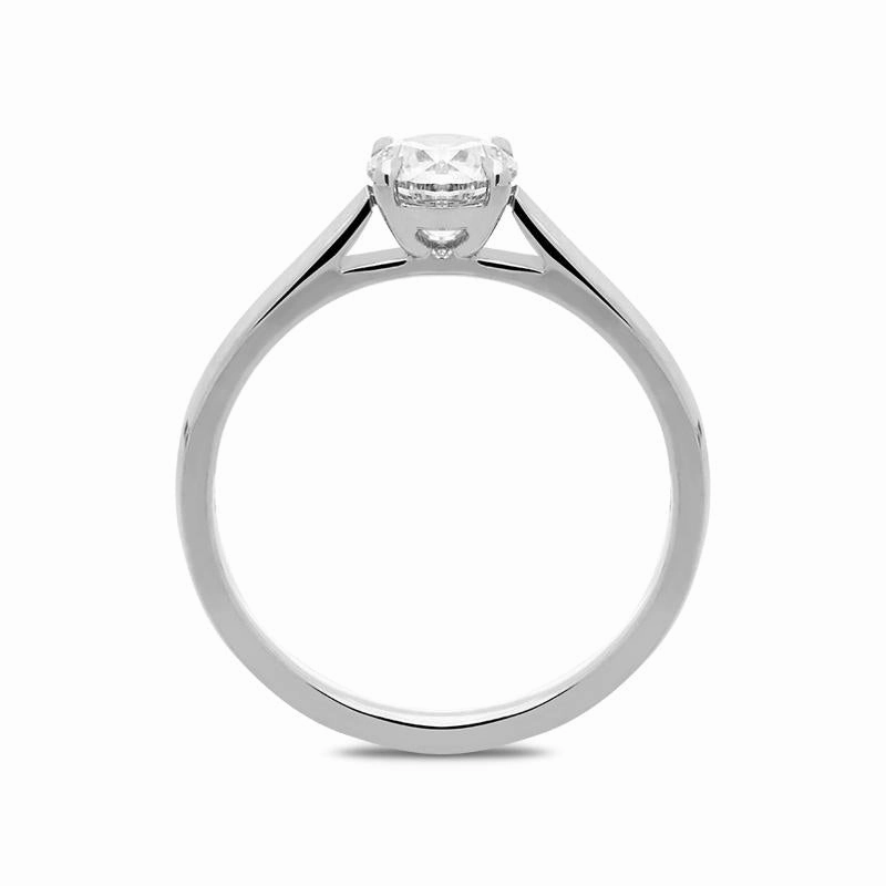 Platinum 0.70ct Diamond Brilliant Cut Solitaire Ring