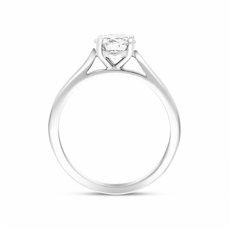 Platinum 1.02ct Diamond Brilliant Cut Solitaire Ring