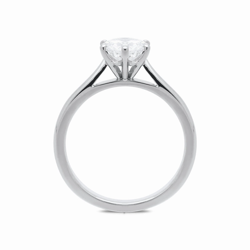Platinum 1.13ct Diamond Brilliant Cut Solitaire Ring