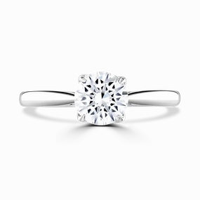 Platinum 1ct Round Brilliant Cut Laboratory Grown Diamond Solitaire