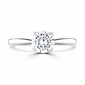 Platinum 2ct Round Brilliant Cut Laboratory Grown Diamond Solitaire