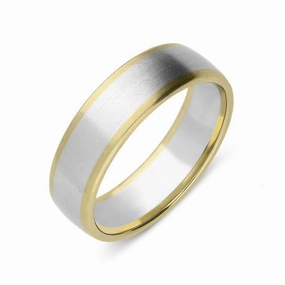 Platinum 6mm Satin Finish Wedding Ring