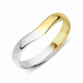 Platinum and 18ct Yellow Gold Two-Tone Wedding Ring