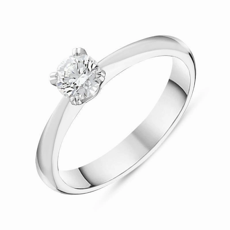 Platinum Brilliant Cut 0.31ct Diamond Solitaire Ring