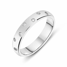 Platinum Diamond Set Wedding Ring