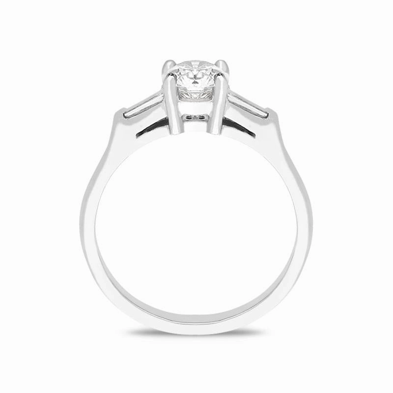 Platinum Diamond Trilogy Ring D