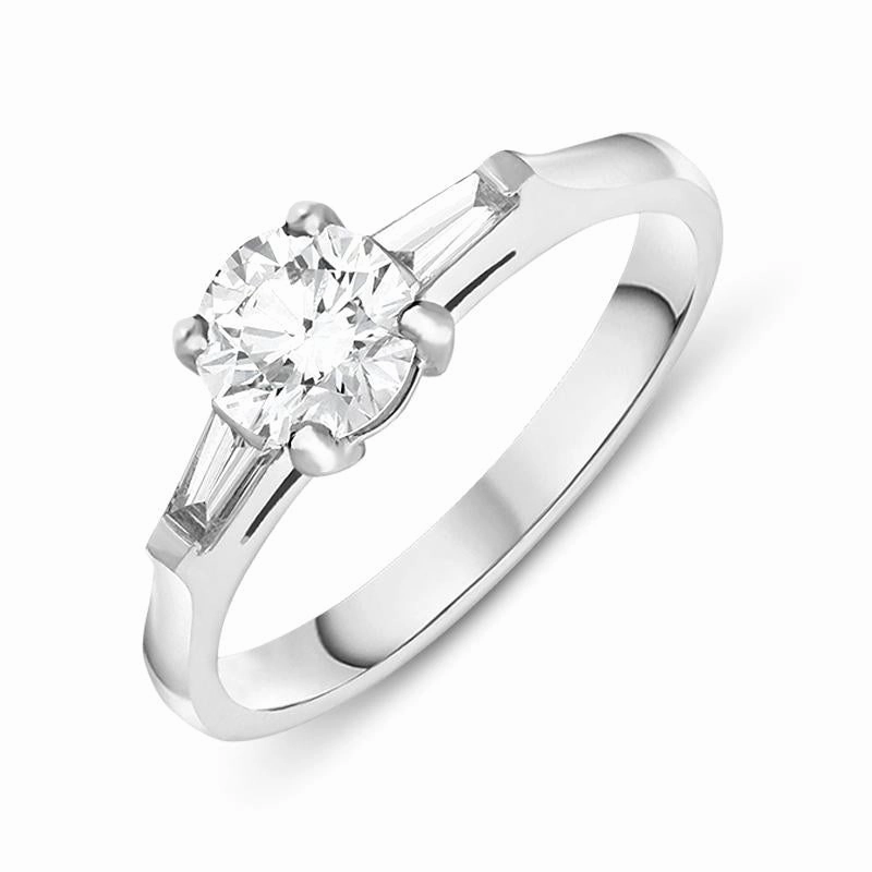 Platinum Diamond Trilogy Ring D