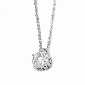 Ponte Vecchio Artemide 18ct White Gold 0.24ct Diamond Necklace