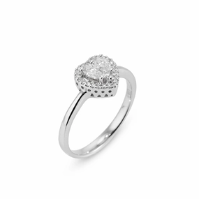 Ponte Vecchio Benvenuto 18ct White Gold 0.39ct Diamond Ring