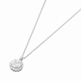 Ponte Vecchio Benvenuto 18ct White Gold 0.58ct Diamond Cluster Pendant Necklace D