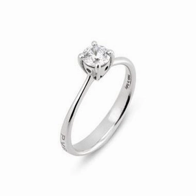 Ponte Vecchio Love Promise 18ct White Gold 0.50ct Diamond Solitaire Ring