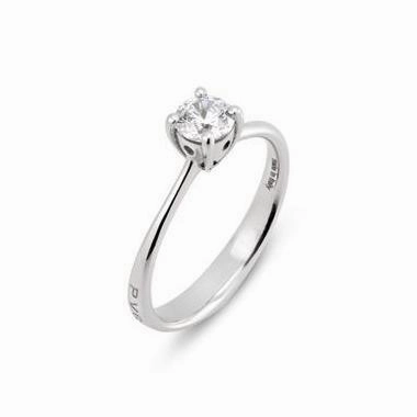 Ponte Vecchio Love Promise 18ct White Gold 0.50ct Diamond Solitaire Ring