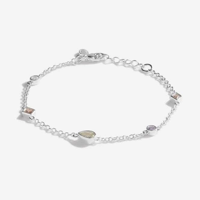 Radiant Treasures Gems Silver 18cm   3cm Bracelet 5837