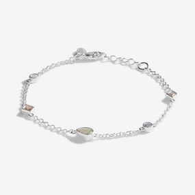 Radiant Treasures Gems Silver 18cm   3cm Bracelet 5837