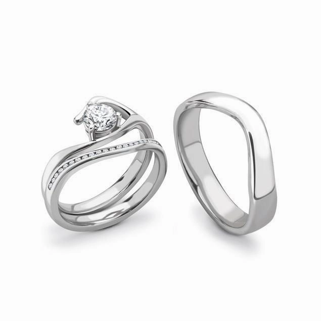 Rebecca Sellors Platinum Diamond Tri Set