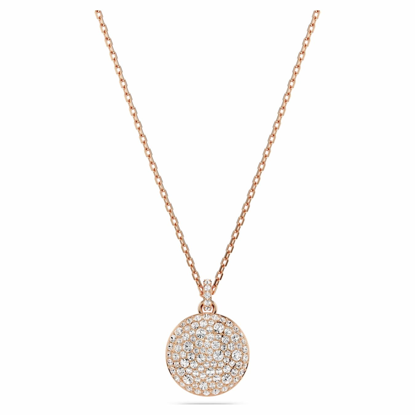 Rose Gold Meteora layered pendant