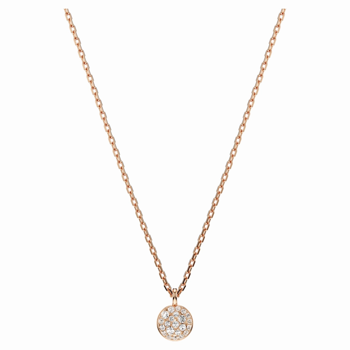 Rose Gold Meteora layered pendant