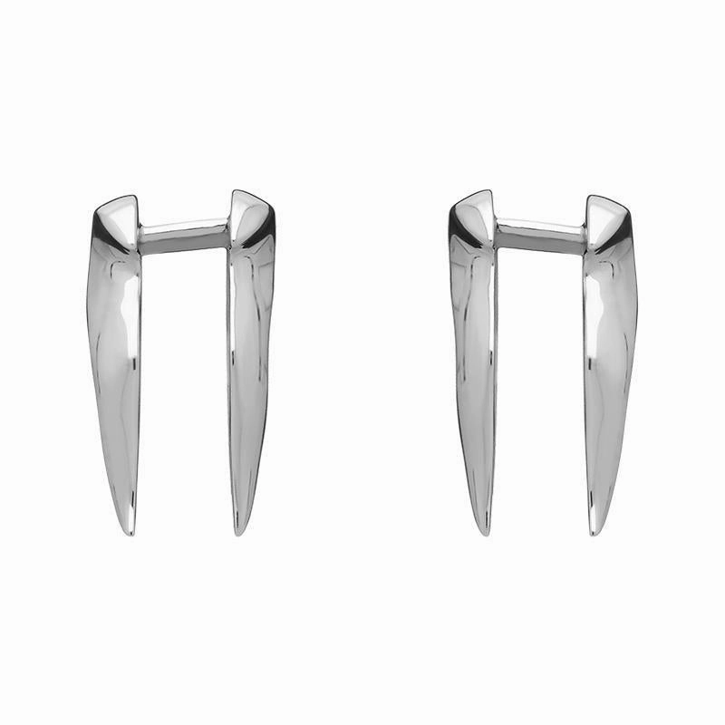 Sarah Jordan Sterling Silver Double Hot Rod Cufflink