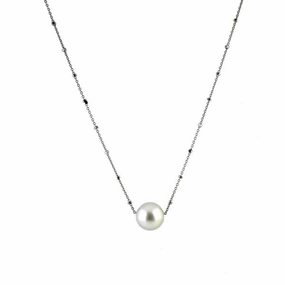 Schoeffel Catwalk Silver Pearl Necklace