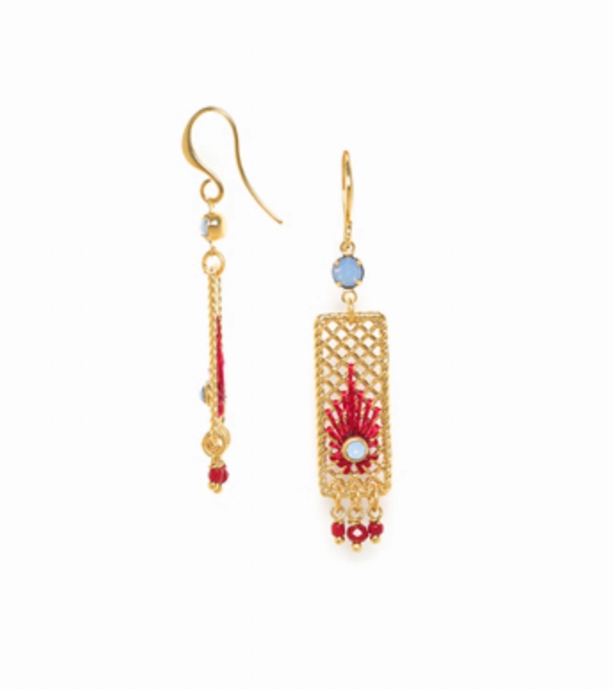 SELENA hooks with dangles earrings
