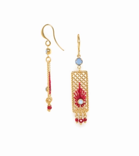 SELENA hooks with dangles earrings