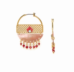 SELENA semi-circle creole with dangles