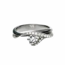 Shaun Leane Entwined 18ct White Gold 0.54ct Diamond Slim Vine Engagement Ring