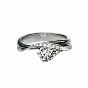 Shaun Leane Entwined 18ct White Gold 0.54ct Diamond Slim Vine Engagement Ring