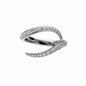 Shaun Leane Entwined 18ct White Gold 0.75ct Diamond Ariana Wedding Ring