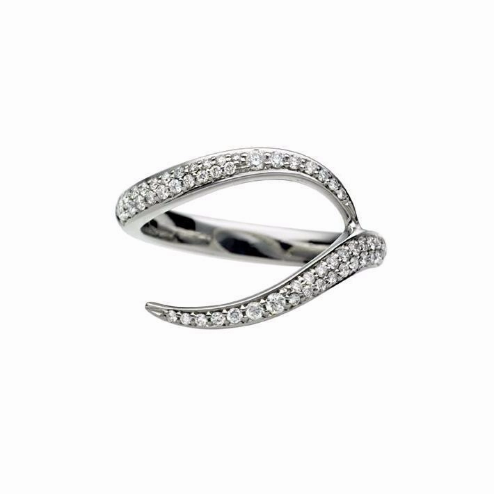 Shaun Leane Entwined 18ct White Gold 0.75ct Diamond Ariana Wedding Ring