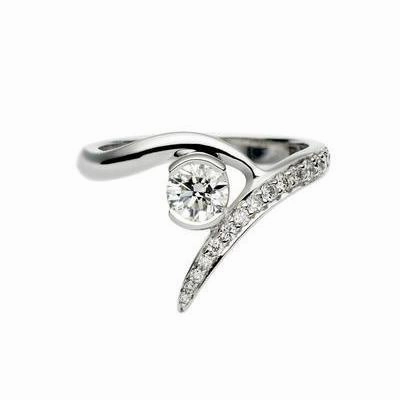 Shaun Leane Entwined Platinum 0.50ct Diamond Outward Engagement Ring