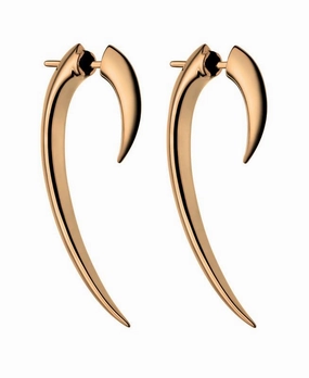 Shaun Leane Hook 18ct Rose Gold Plated Sterling Silver Size 1 Earrings D