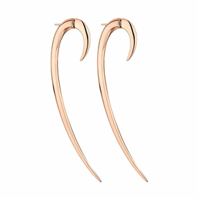 Shaun Leane Hook 18ct Rose Gold Plated Sterling Silver Size 3 Earrings D