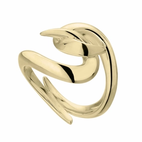 Shaun Leane Hook 18ct Yellow Gold Plated Sterling Silver Ring