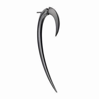 Shaun Leane Hook Single Sterling Silver Black Rhodium Size 2 Earring
