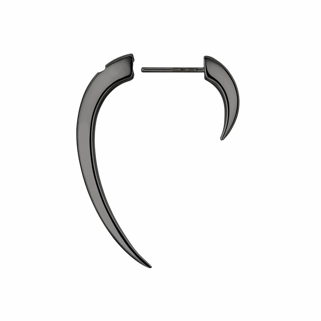 Shaun Leane Hook Single Sterling Silver Black Rhodium Size 2 Earring