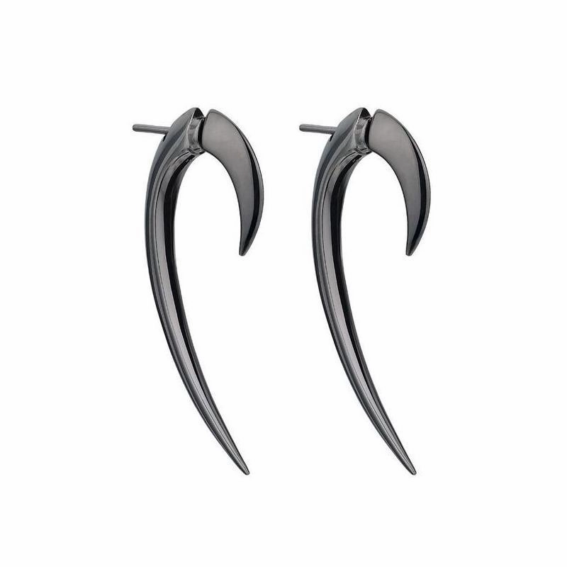 Shaun Leane Hook Sterling Silver Black Rhodium Size 1 Earrings