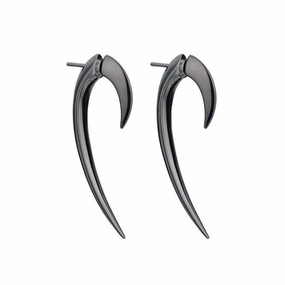 Shaun Leane Hook Sterling Silver Black Rhodium Size 1 Earrings