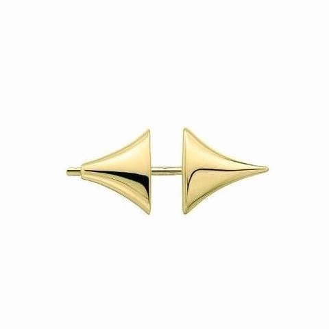 Shaun Leane Rose Thorn Single 18ct Yellow Gold Plated Sterling Silver Medium Bar Earring