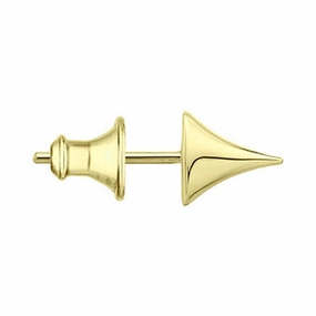 Shaun Leane Rose Thorn Single 18ct Yellow Gold Plated Sterling Silver Small Stud Earring