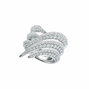 Shaun Leane Sabre 18ct White Gold 2.96ct Diamond Triple Ring